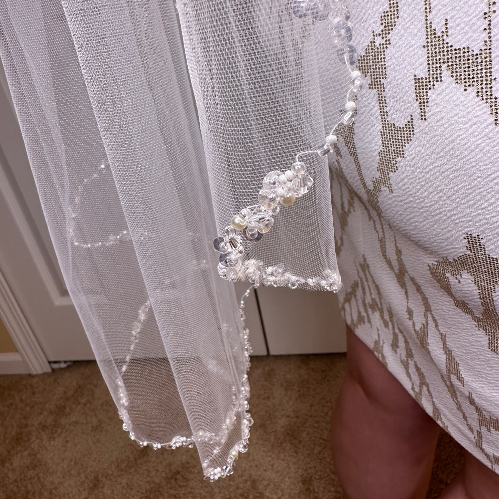 Mori Lee Madeline Gardner Bridal Veil **BRAND NEW** - Picture 14 of 15